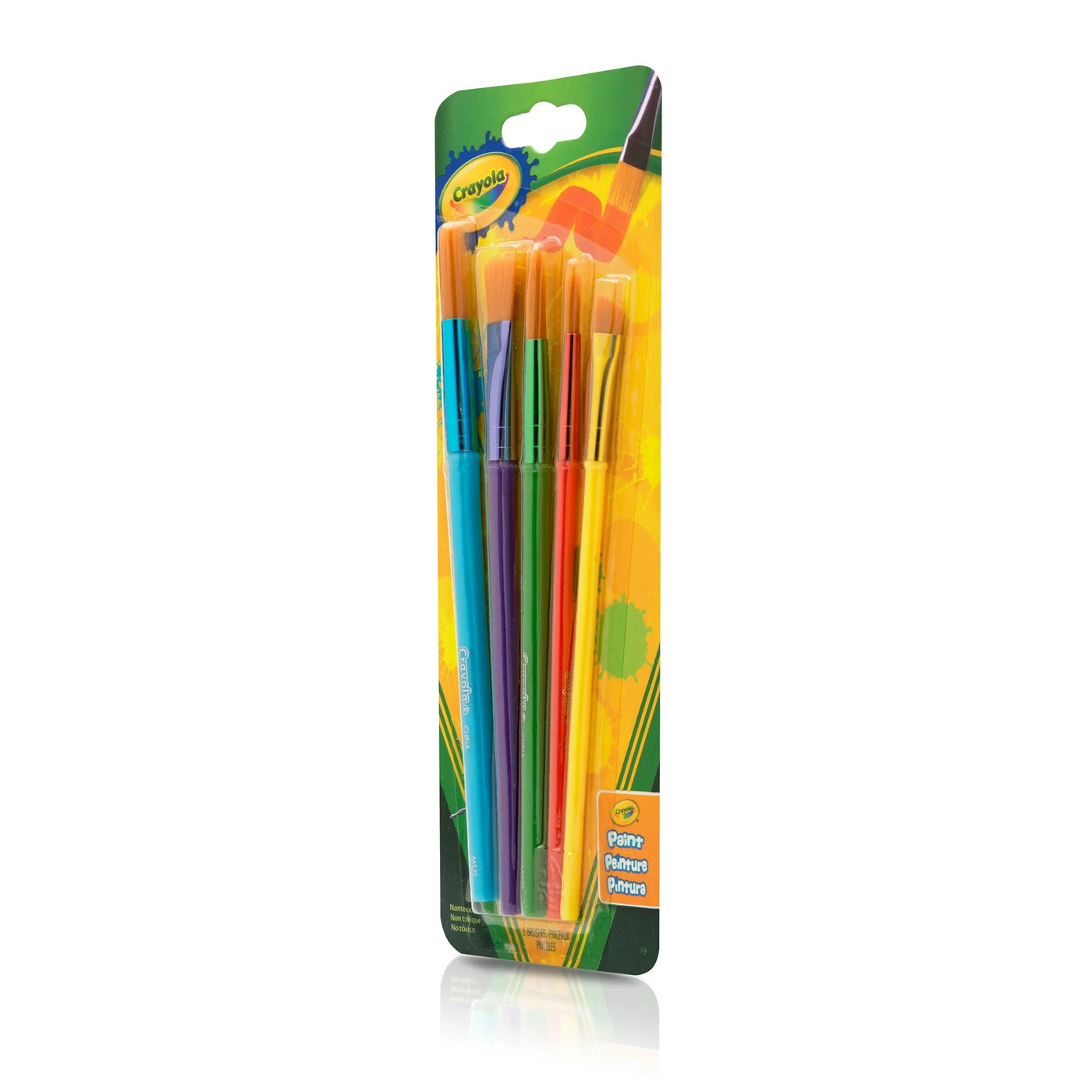 Crayola Paintbrush Set, 5 Paint Brush Styles