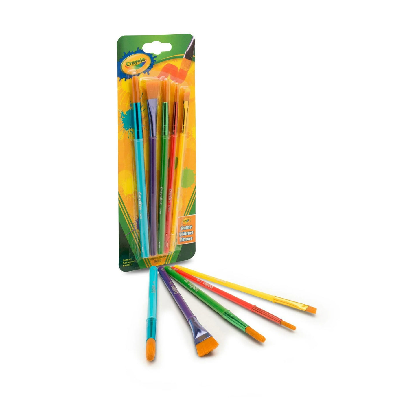 Crayola Paintbrush Set, 5 Paint Brush Styles