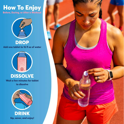 Nuun Sport Electrolyte Sports Drink Water 10 Count Tube